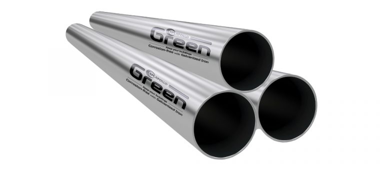 Galvanized round apollo green steel pipes solutions used in greenhouse structures