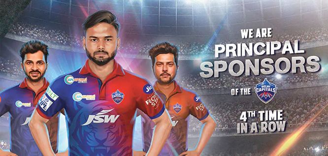 Principal sponsors of Delhi capitals in IPL 4th time in a row 2022